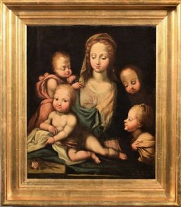 Madonna col Bambino ed Angeli - La Carità